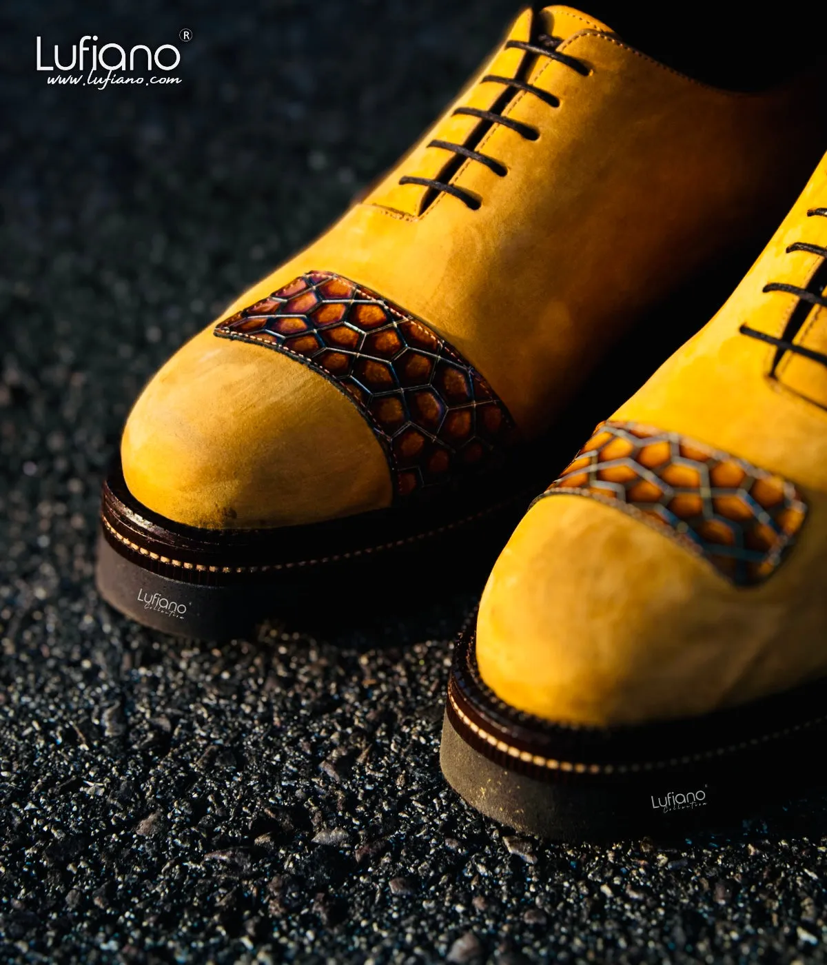 198  Lufiano Lace Up: Rust
