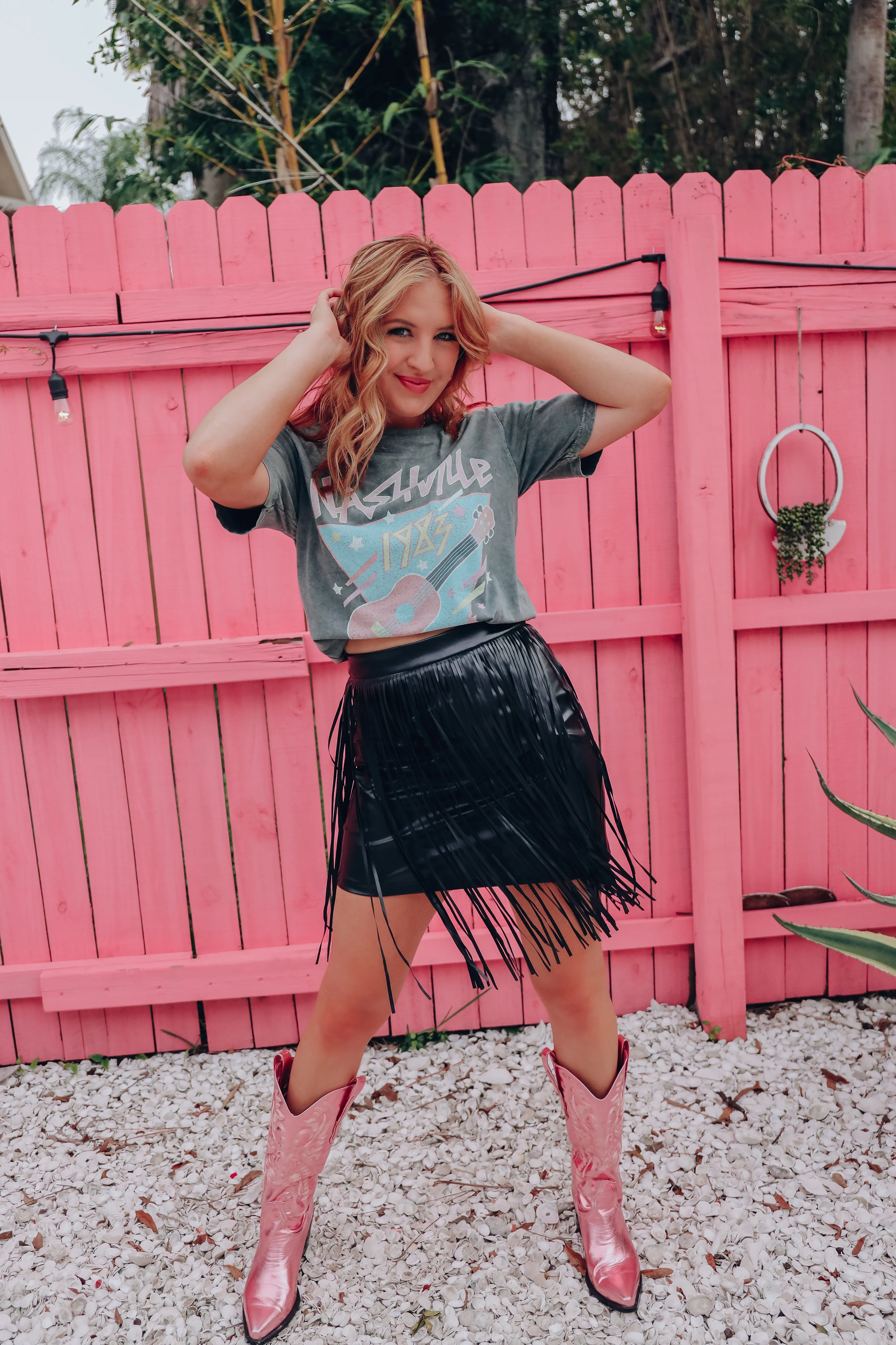 1983 Music City Graphic Tee - Grey