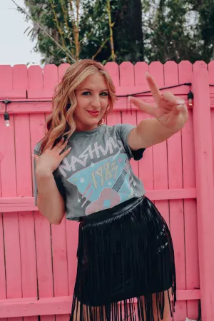 1983 Music City Graphic Tee - Grey