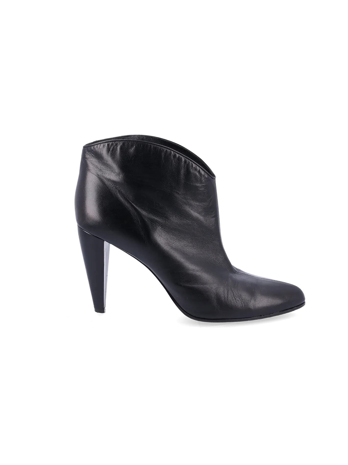 90mm leather ankle boots