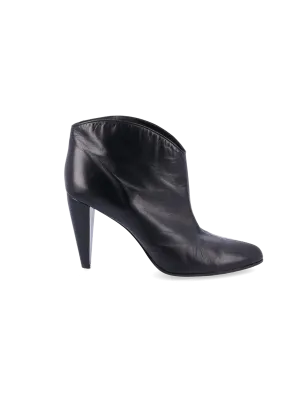 90mm leather ankle boots