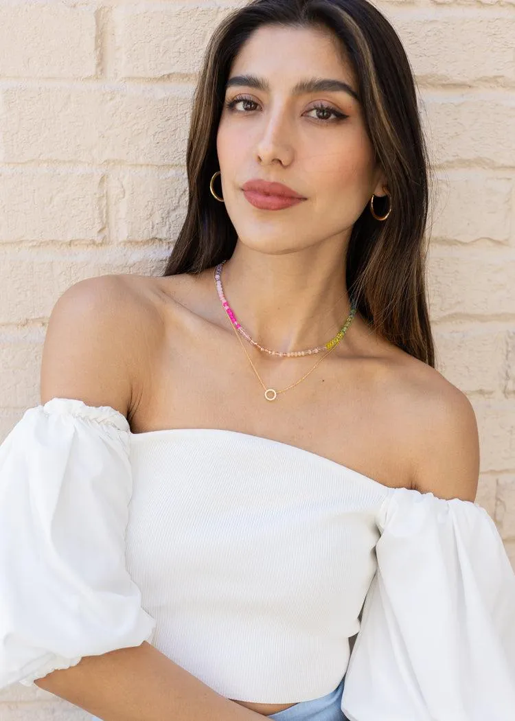 Alex Circle Charm Necklace
