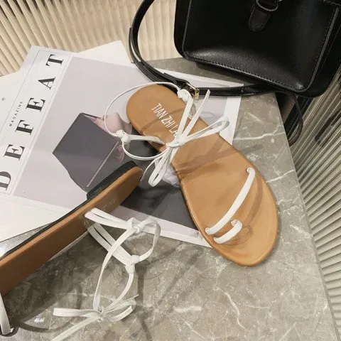 Amazing Bottom Tie Fashion Female Sandals M9
