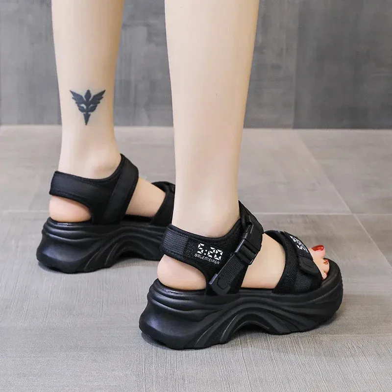 AMOZAE- - Summer Rimocy Fashion Platform Sandals