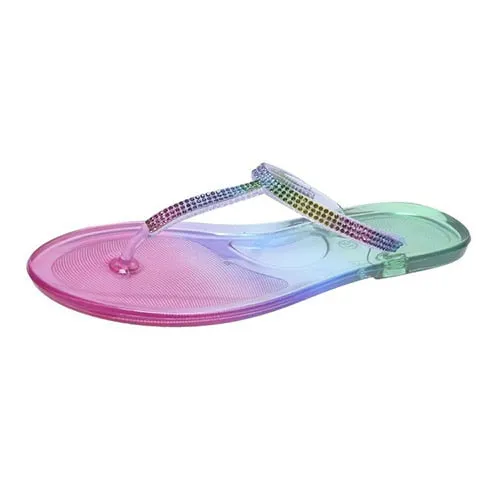 Back  To School Outfit  Amozae Women Crystal Flip Flop Woman Summer Beach Thong Slide Female Casual Slipper Ladies Rhinestone Plus Size Solid Footwear