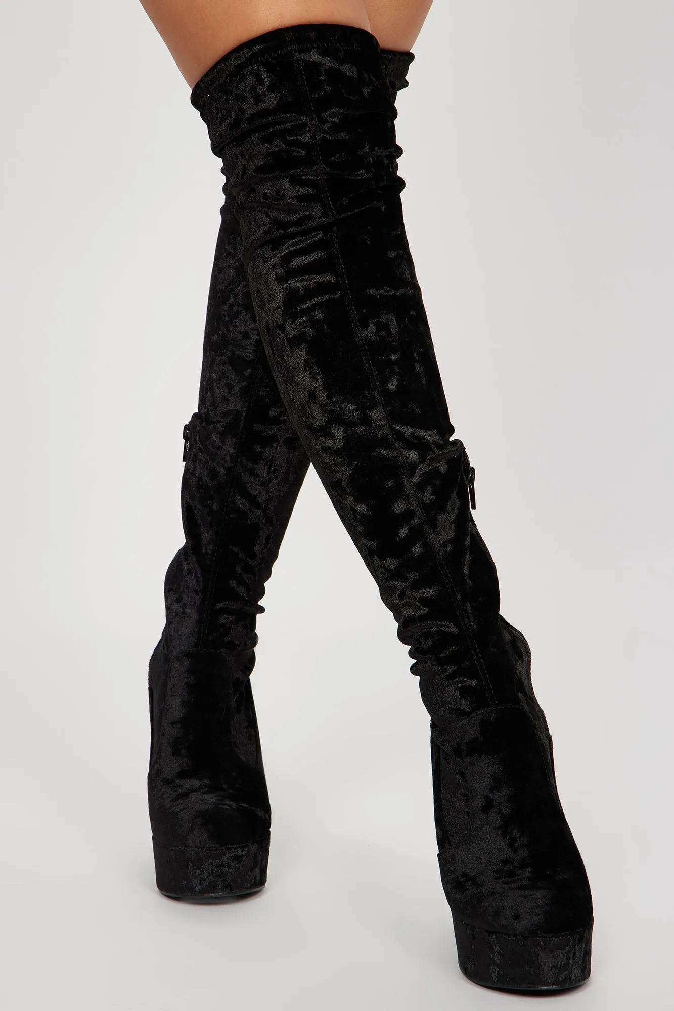Big Promotion Heeled Boots - Black