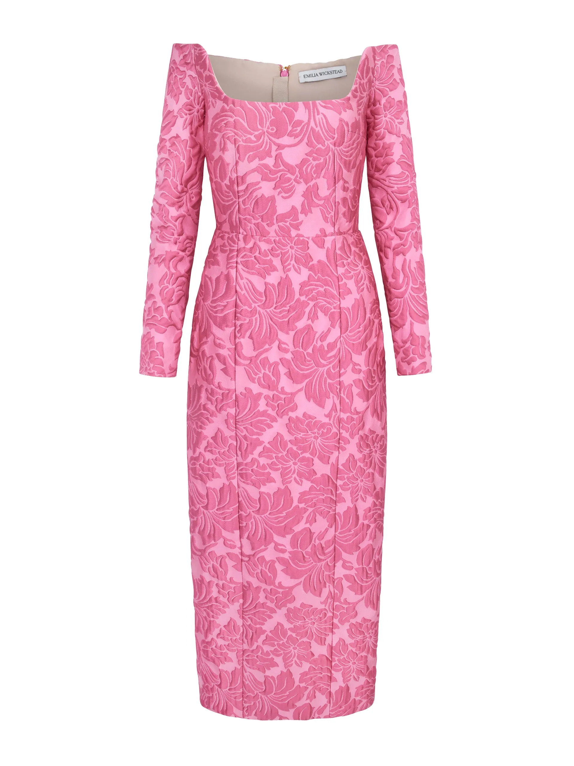 Birch pink rose floral dress