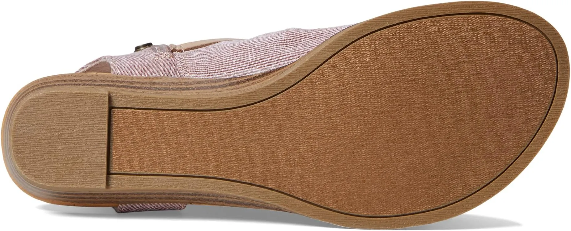 Blumoon-K Blowfish Malibu Flat Sandal in Lotus Smokey Twill/Die Cut