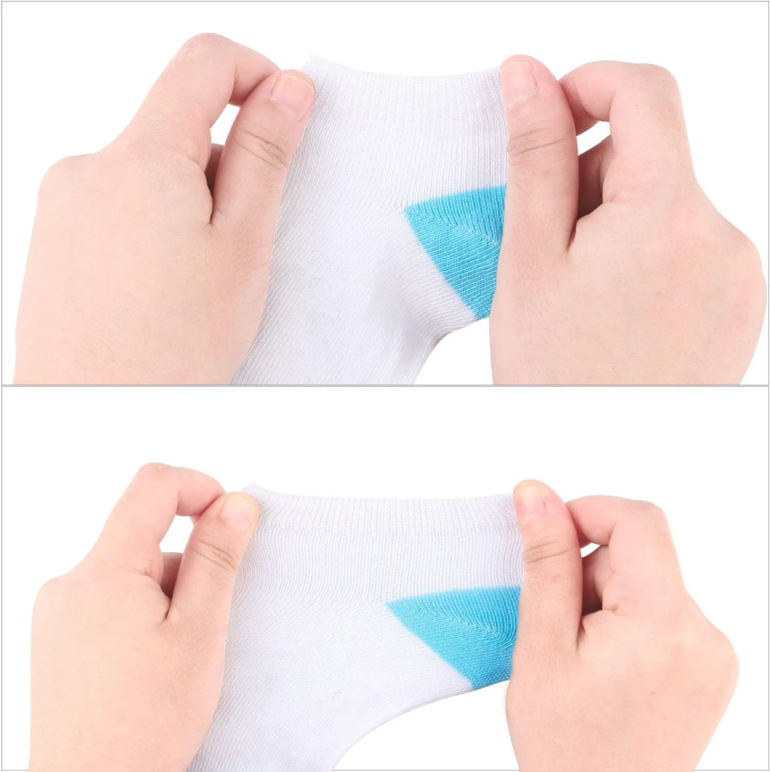 BOOPH 15 Pcs Kids Socks for Boys Girls Half Cushion Low Cut Athletic Ankle Socks