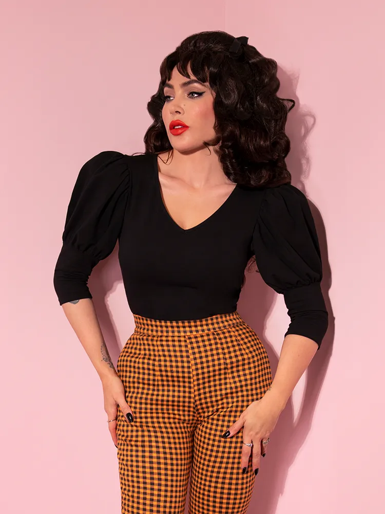 Carnival Top in Black - Vixen by Micheline Pitt