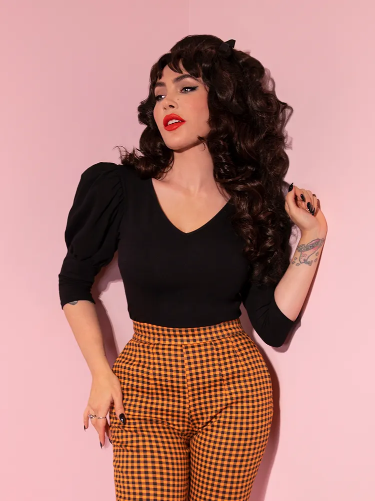 Carnival Top in Black - Vixen by Micheline Pitt