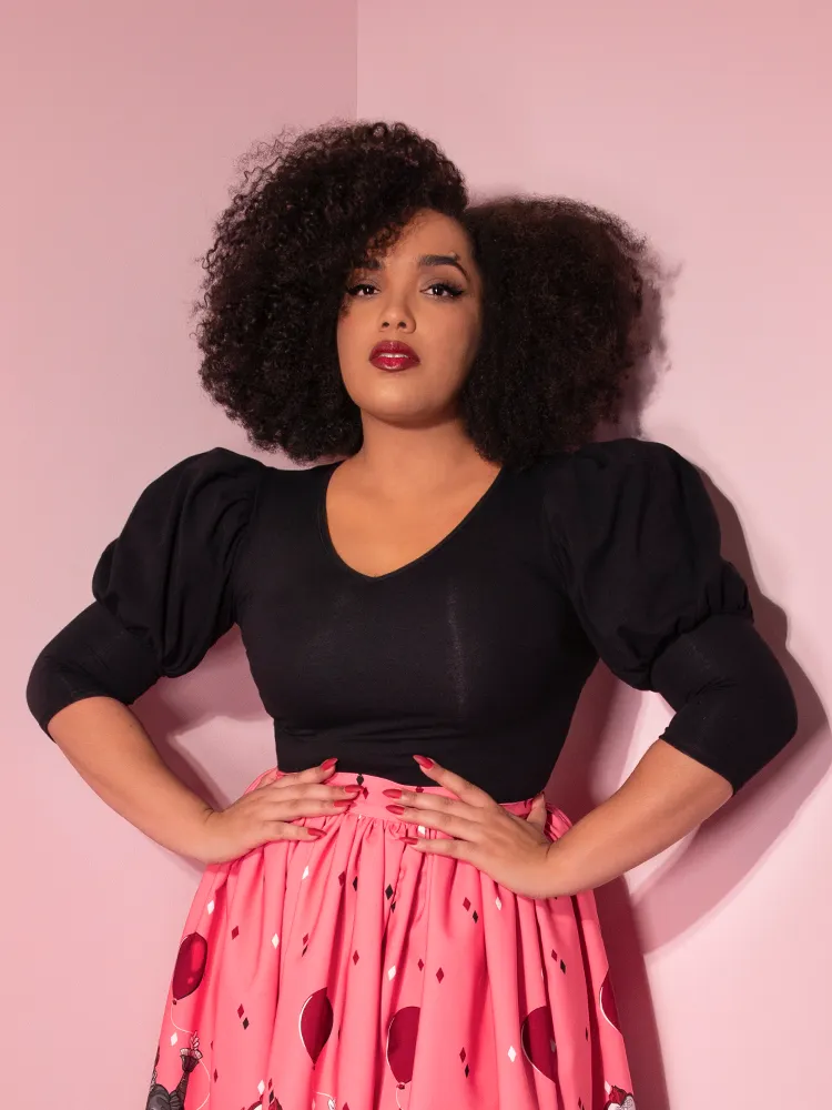 Carnival Top in Black - Vixen by Micheline Pitt