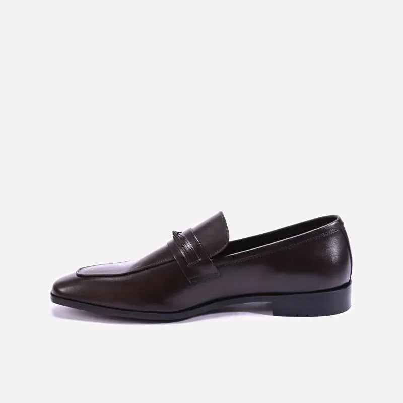 Clarendon Brown Formal Slip On Shoes 0111283