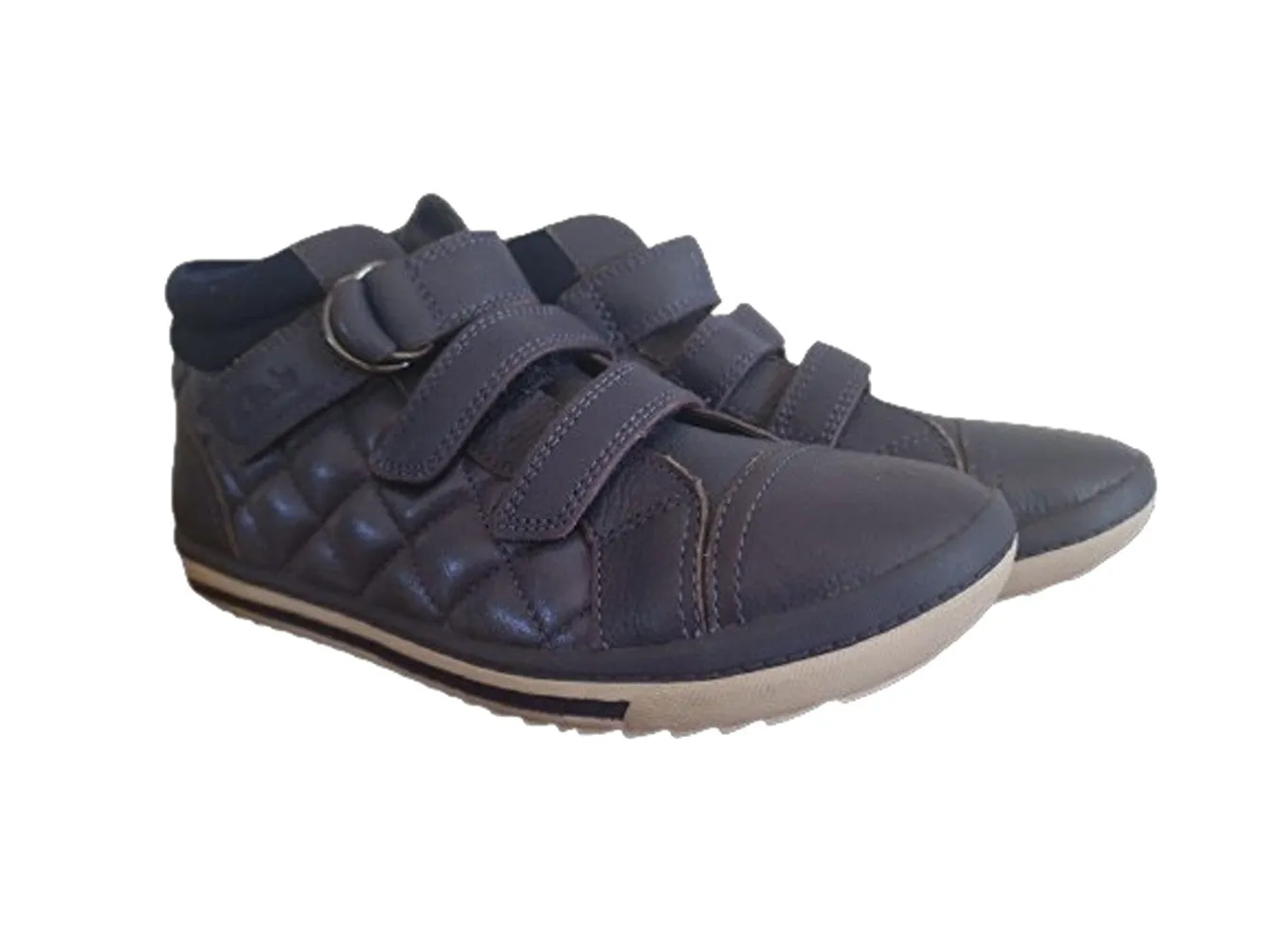 Clarks Epsie Prize Navy Leather Girls Sneaker Hi-Top