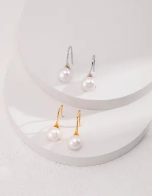 Classic High-heeled Pearl Dangle Earrings