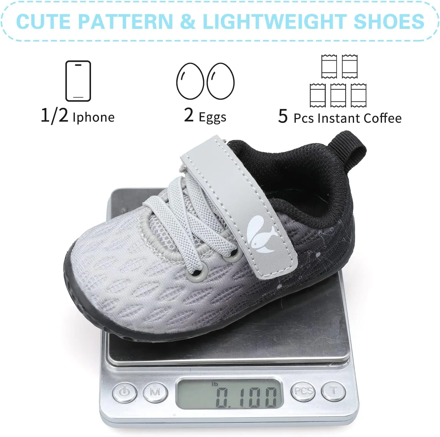 FEETCITY Baby Sneakers Boys Girls Infant Shoes First Walking Shoes Newborn Crib Shoes Toddler Slip On Shoes