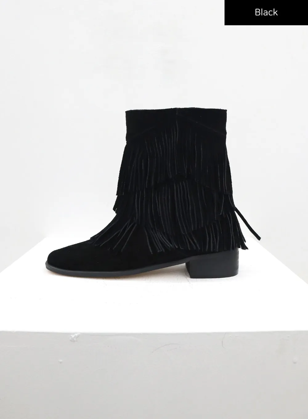 Fringe Ankle Boots CM315
