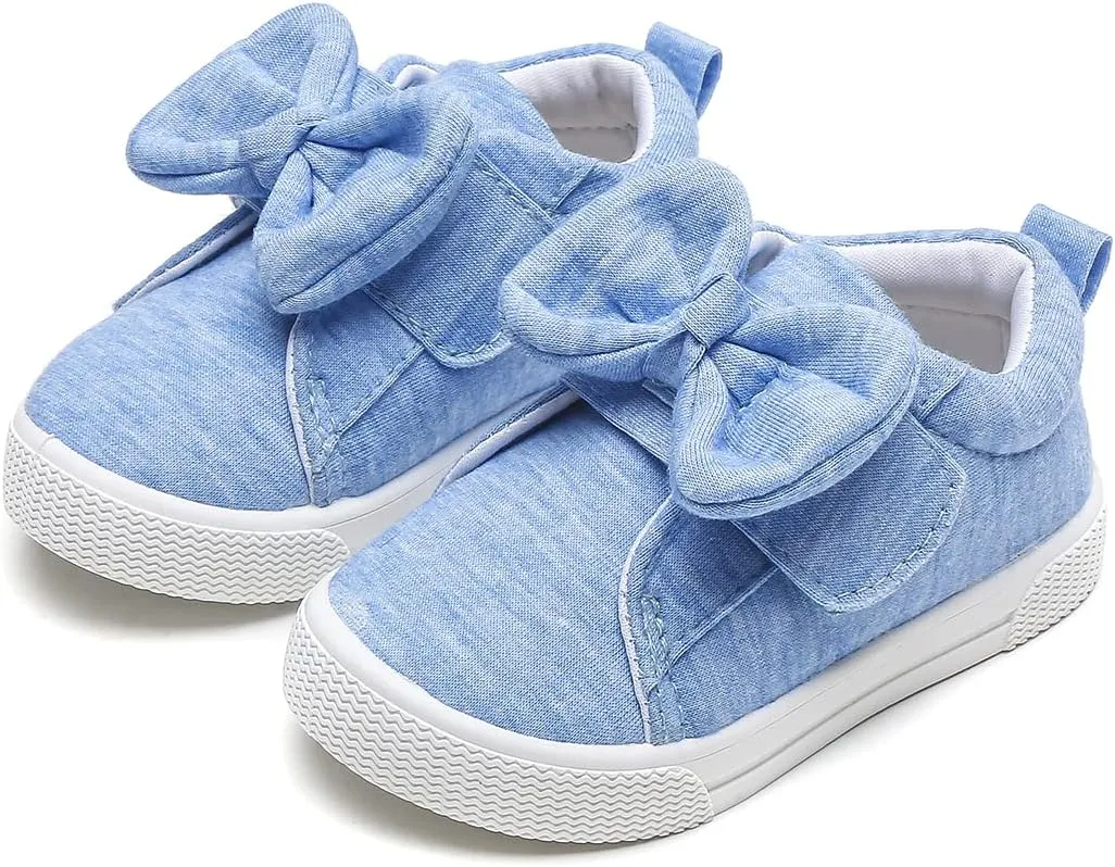 Girls Sneakers Kids High Top Casual Canvas Shoes with Hook & Loop Closure Gradient Color Pinky Heart