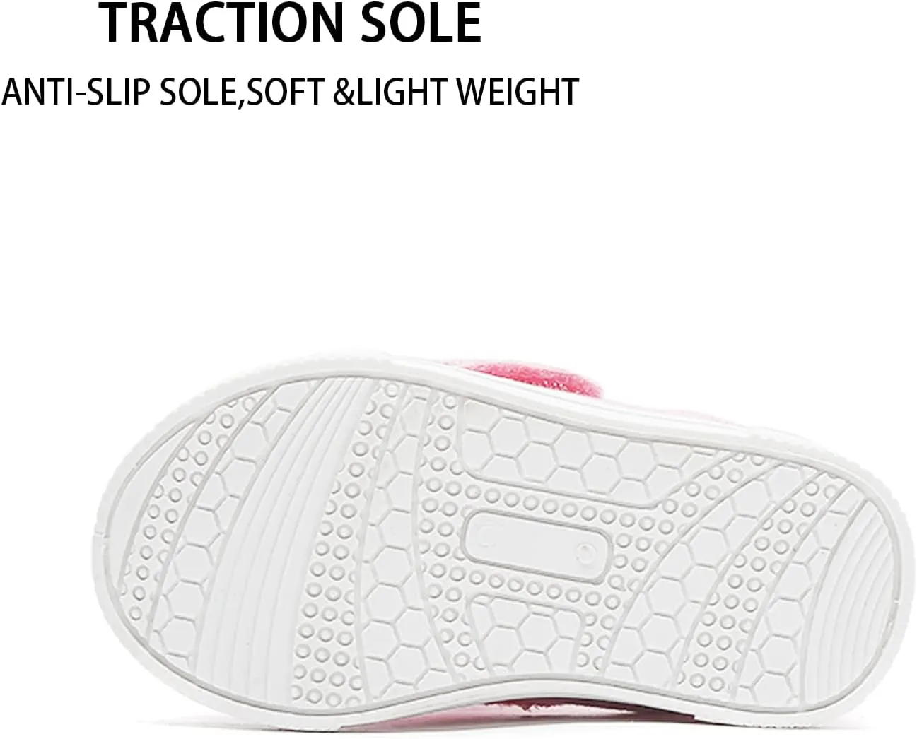 Girls Sneakers Kids High Top Casual Canvas Shoes with Hook & Loop Closure Gradient Color Pinky Heart