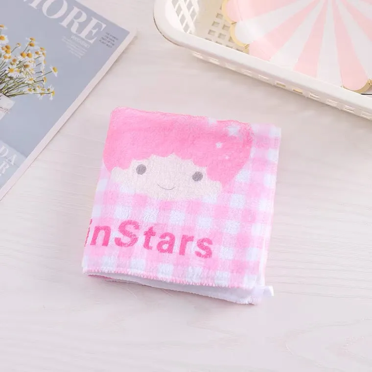 Hand Towel 32x32cm Hello Kitty My Melody Kuromi Cinnamoroll Pompompurin KeroKeroKeroppi Pochacco Little Twin Stars Bad Badtz Maru