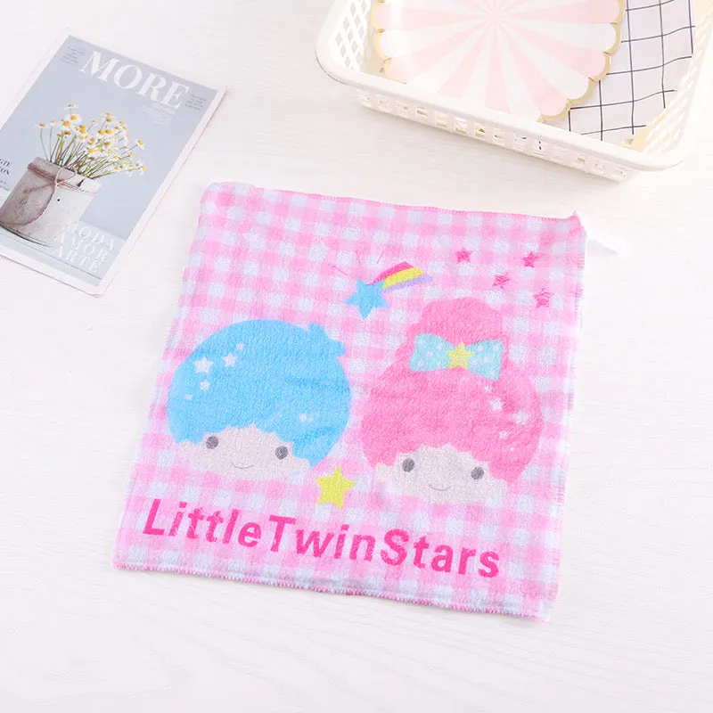 Hand Towel 32x32cm Hello Kitty My Melody Kuromi Cinnamoroll Pompompurin KeroKeroKeroppi Pochacco Little Twin Stars Bad Badtz Maru