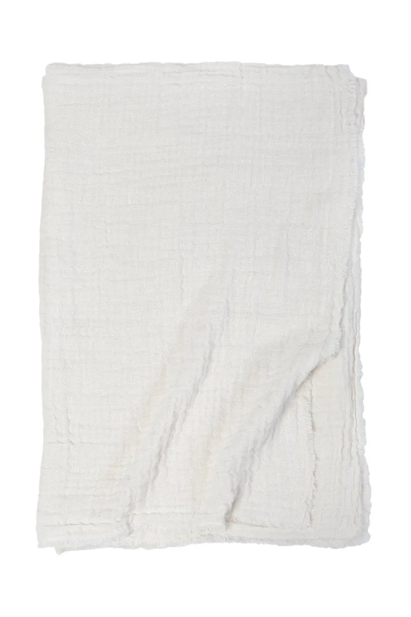 Hermosa Cream Oversized Throw by Pom Pom at Home