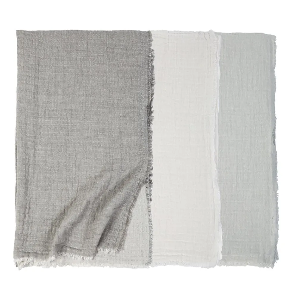 Hermosa Cream Oversized Throw by Pom Pom at Home