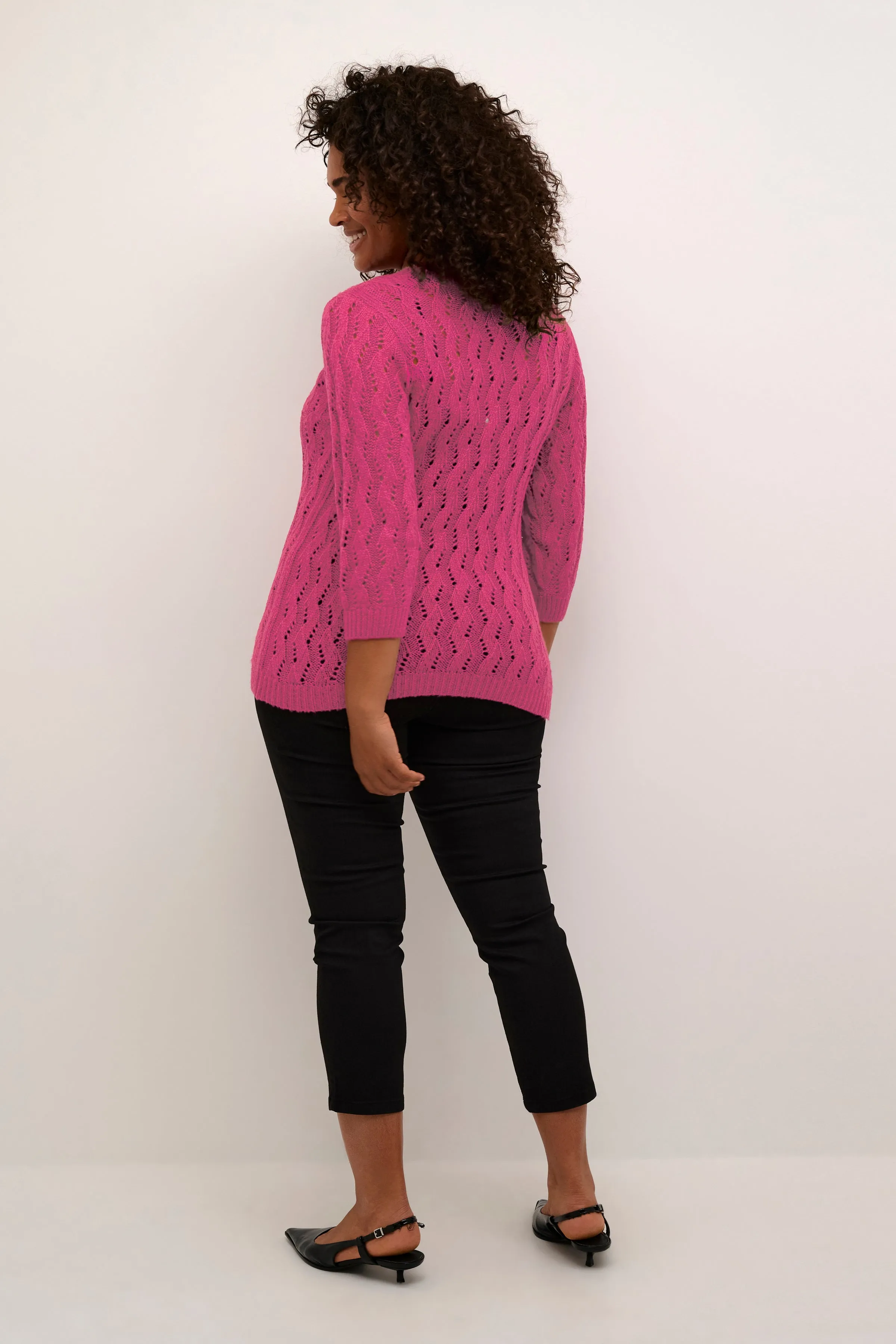 Kaffe Curve Lana Knit in Pink