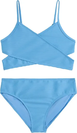 Kanu Surf Girls' Coral Reef Beach Sport Wrap Around Bikini 2-Piece Swimsuit