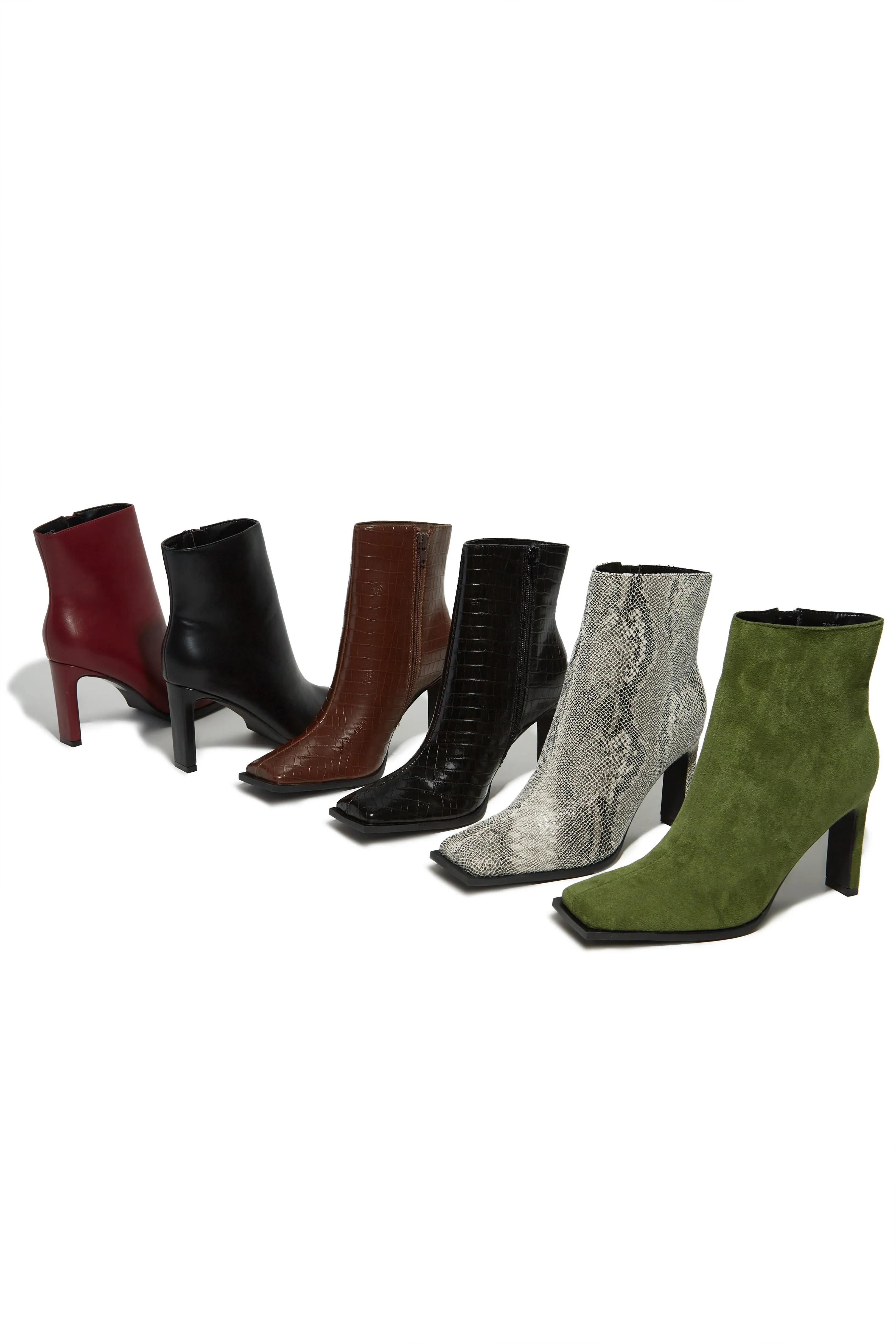 Laylah Ankle Boots - Green
