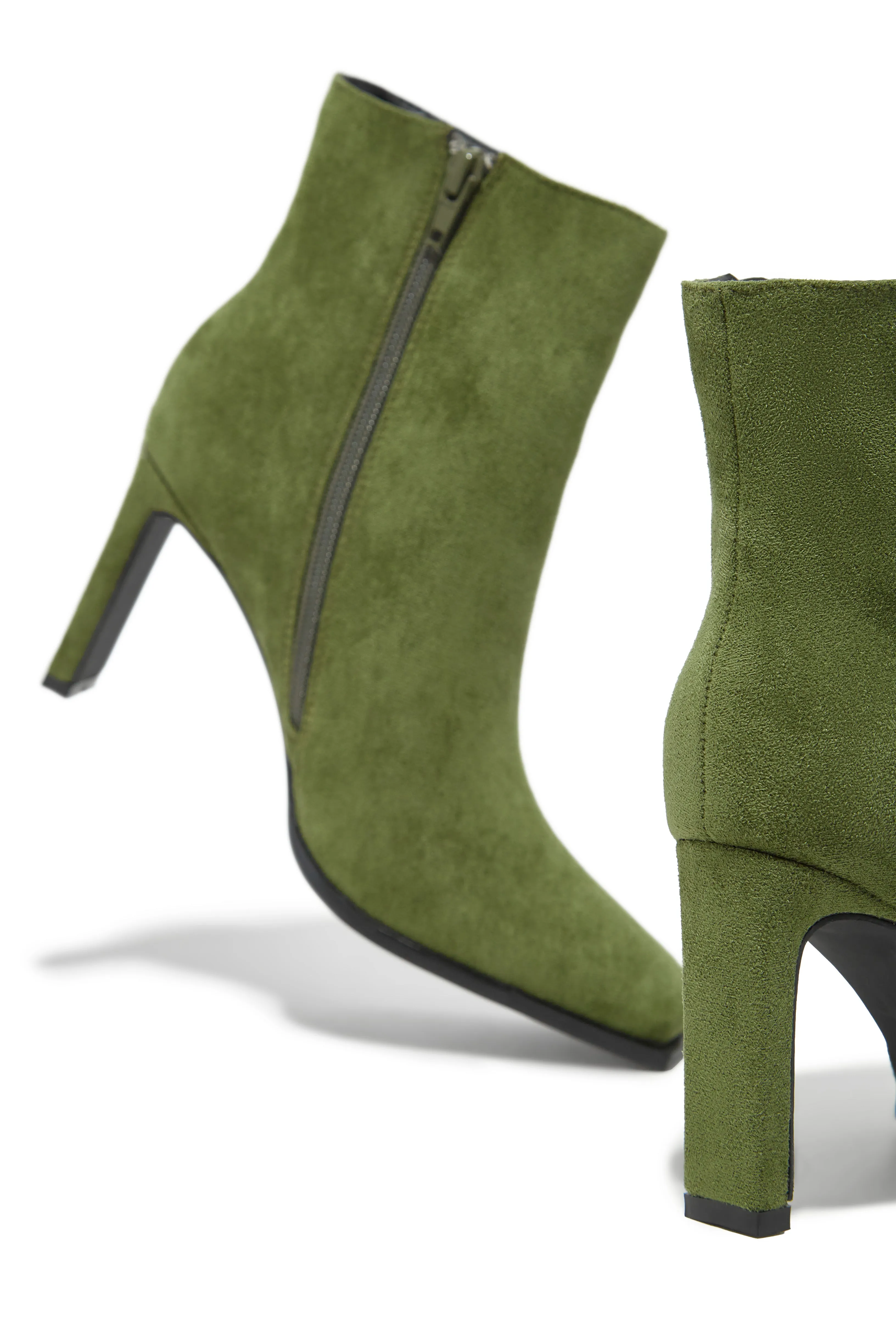 Laylah Ankle Boots - Green