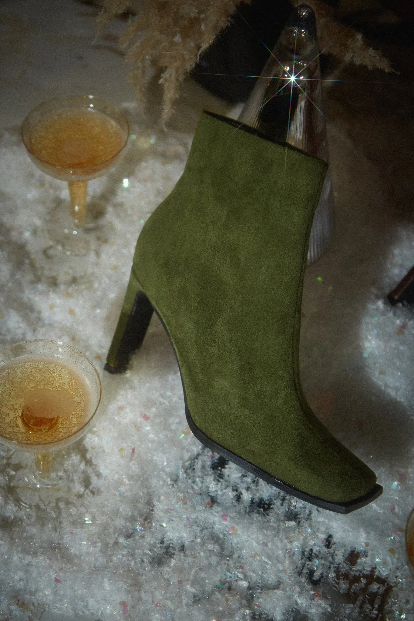Laylah Ankle Boots - Green