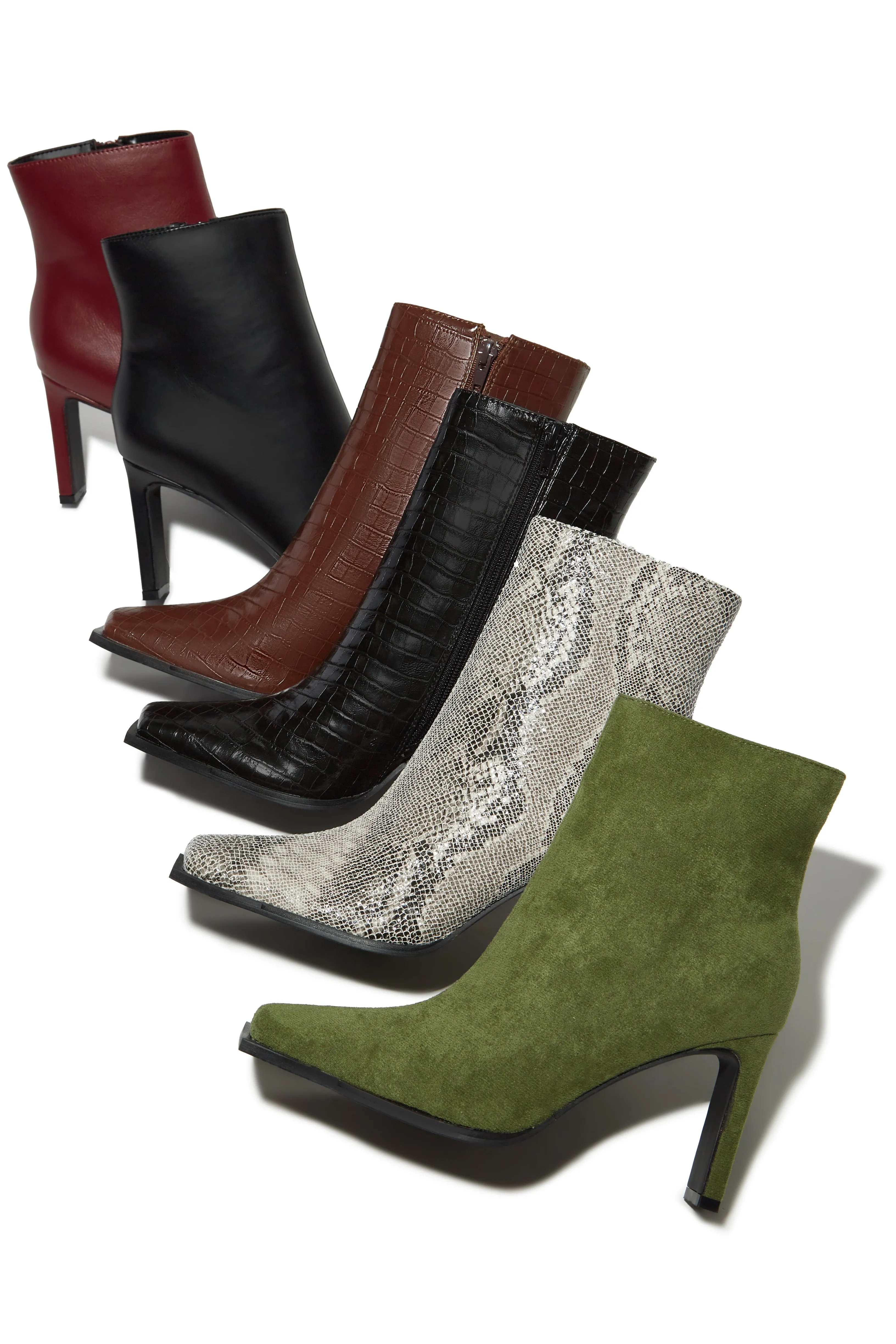 Laylah Ankle Boots - Green
