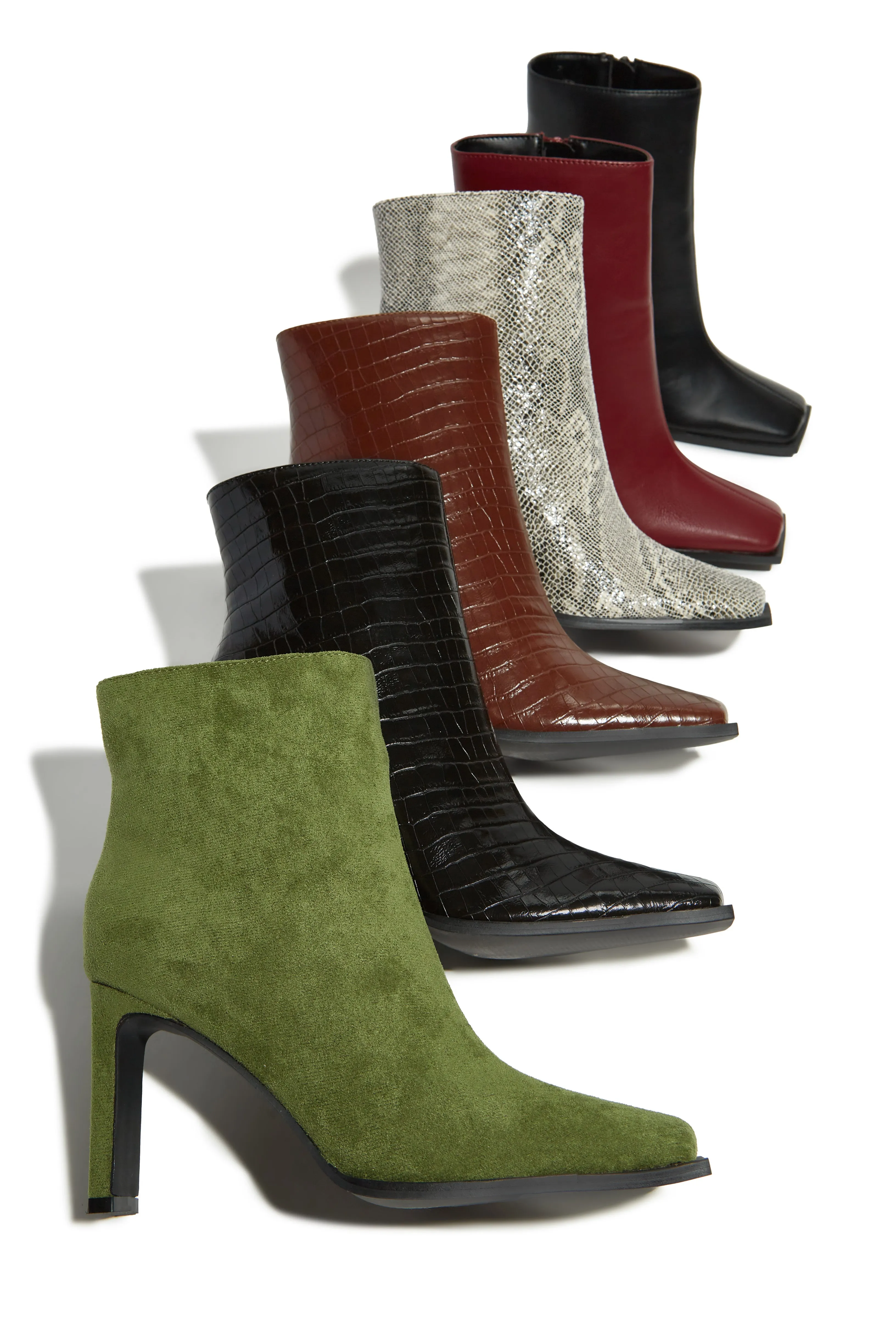 Laylah Ankle Boots - Green