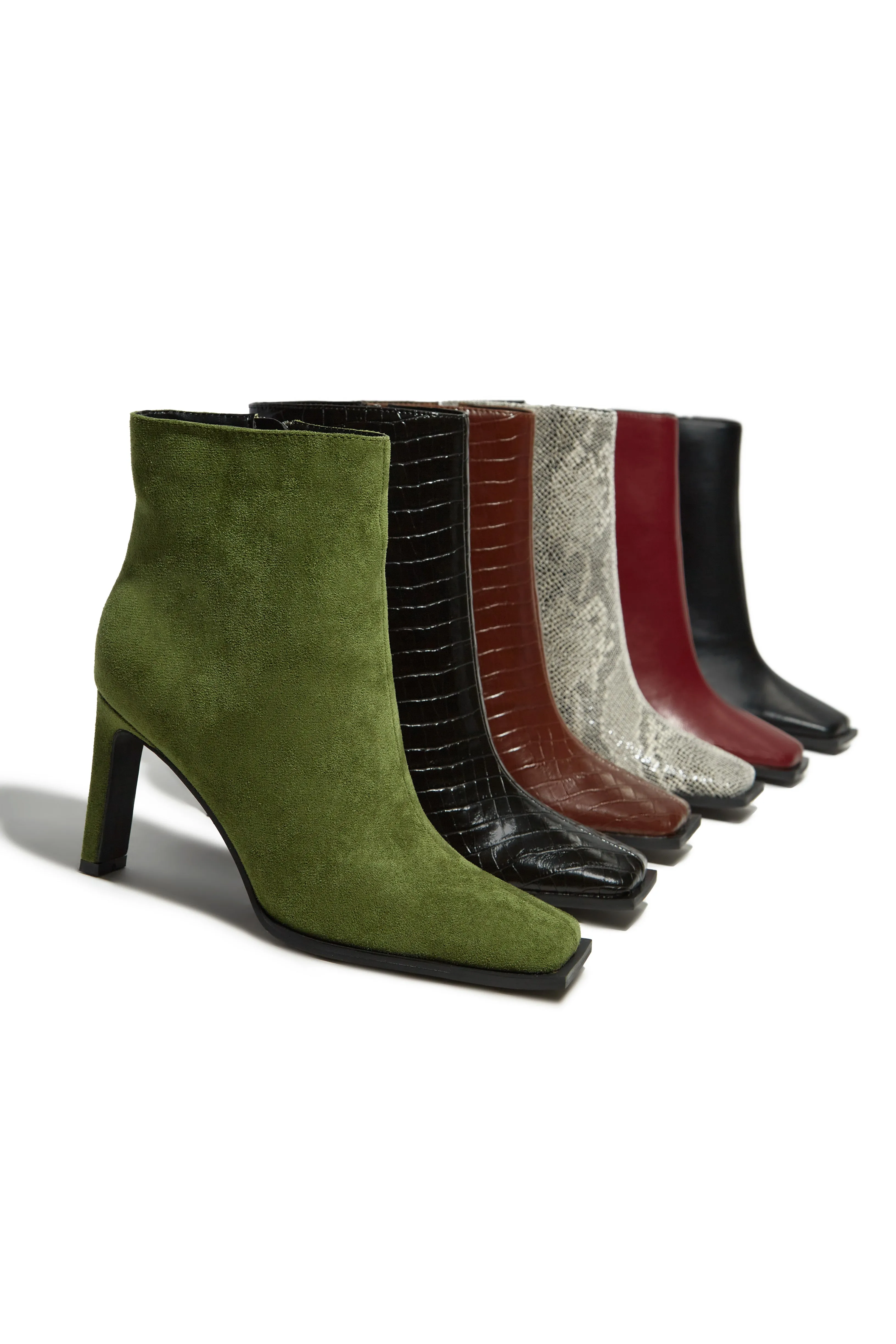 Laylah Ankle Boots - Green