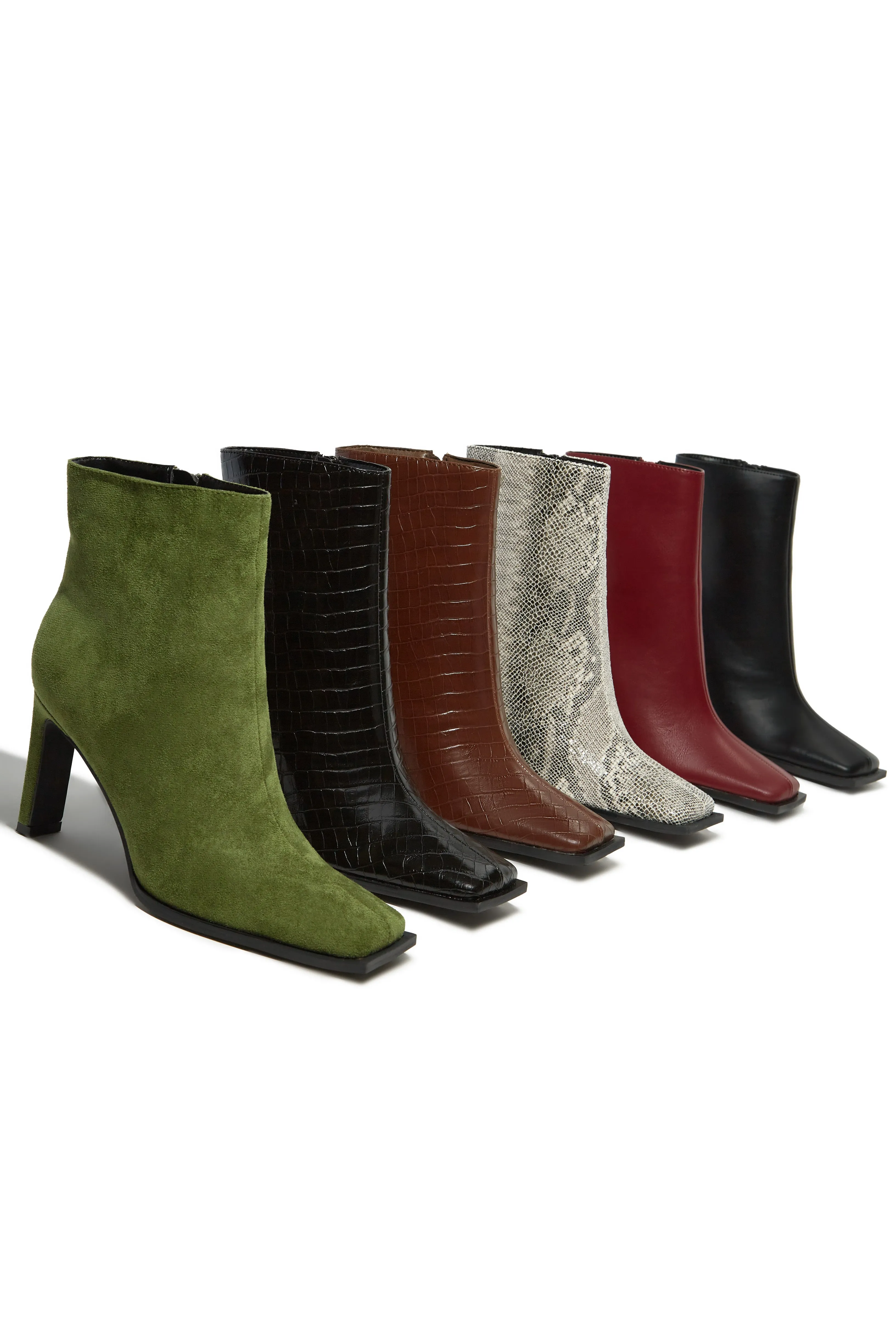 Laylah Ankle Boots - Green