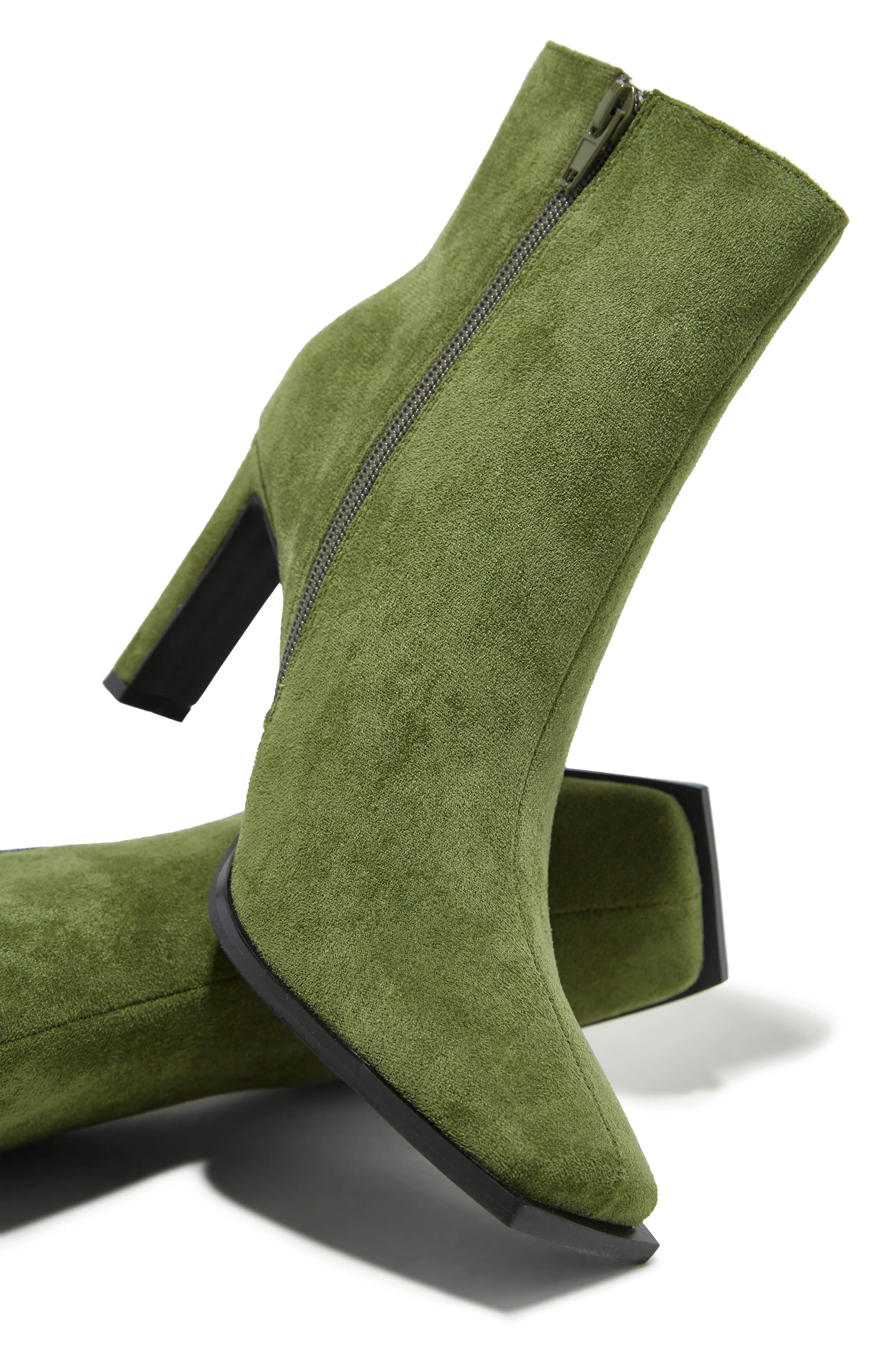 Laylah Ankle Boots - Green