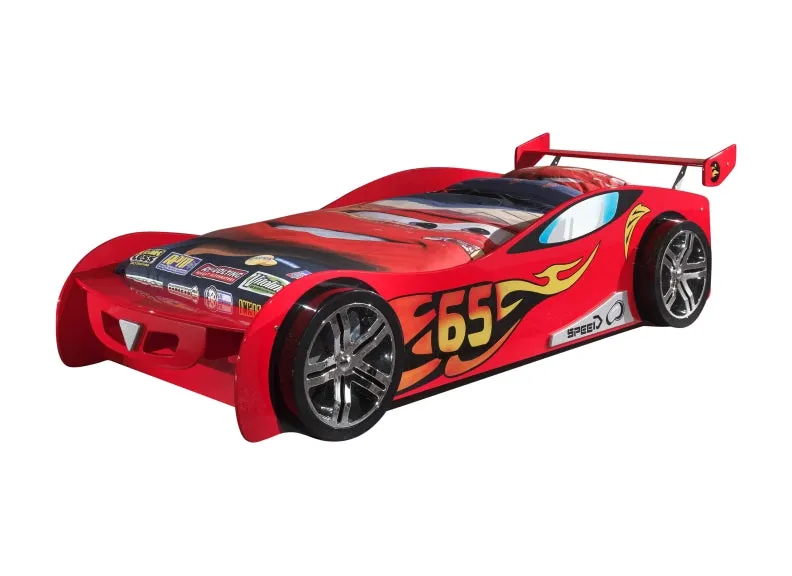 Lemans Red Racing Car Bed