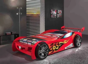 Lemans Red Racing Car Bed