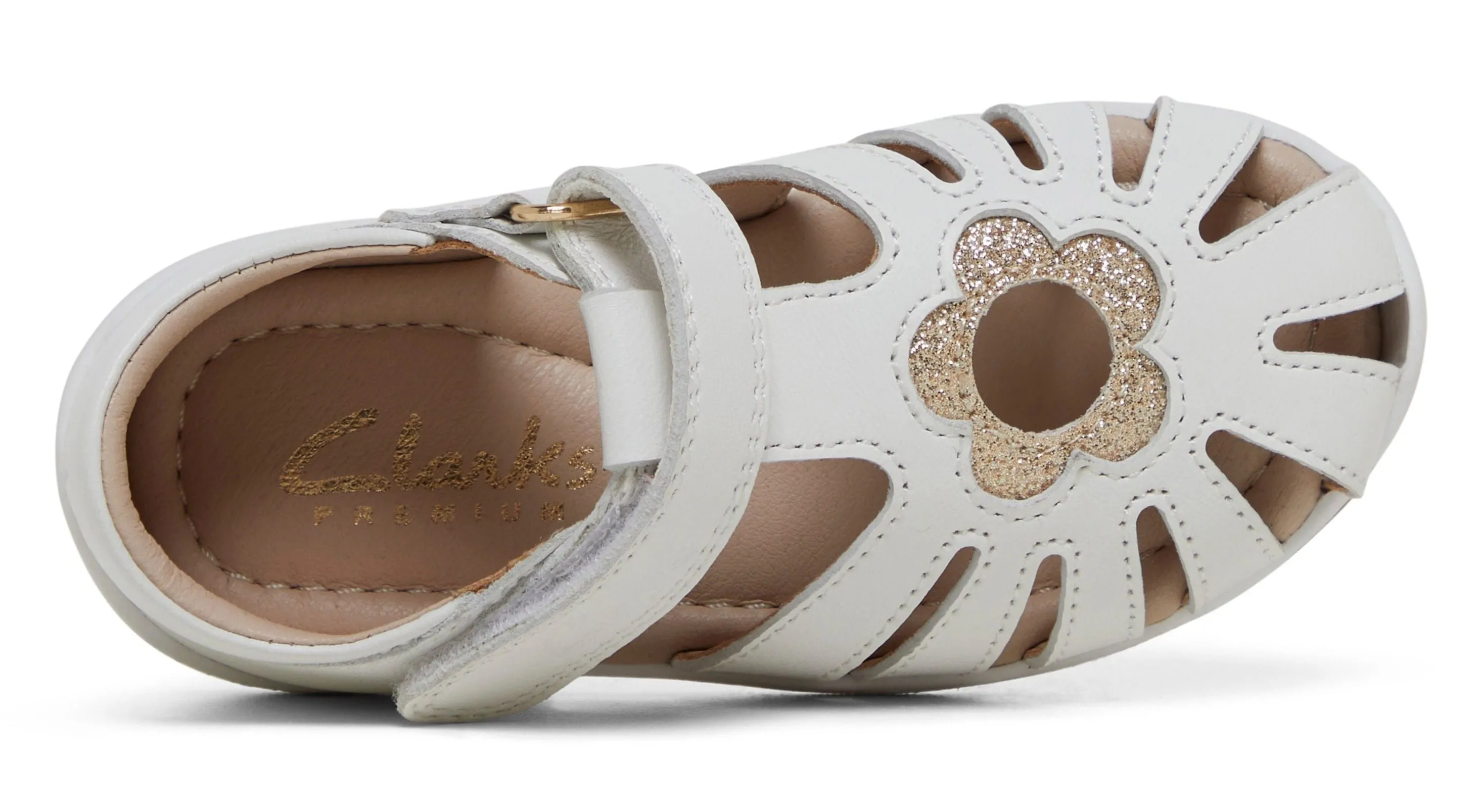 Marigold (White/Gold Glitter)
