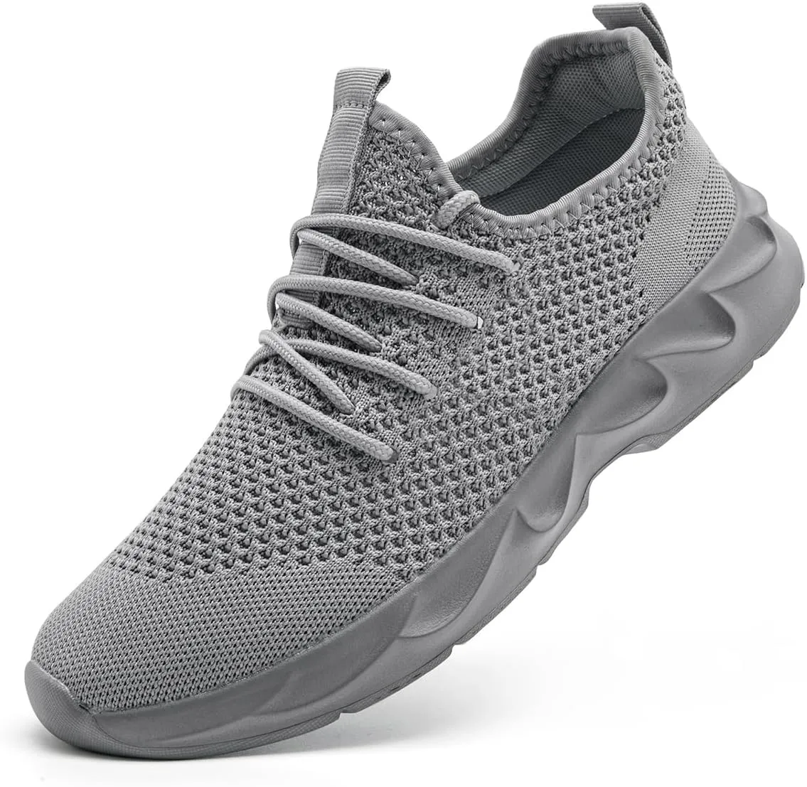 Mens Walking Shoes Slip On Tennis Non Slip Sneakers Outdoor Running Sports Trainers Athletic Sneaker Road Casual Workout Lightweight Shoes