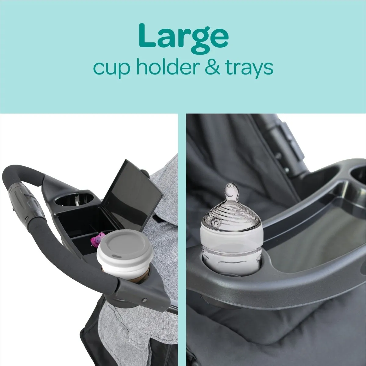Moon Aria Stroller Dark Grey