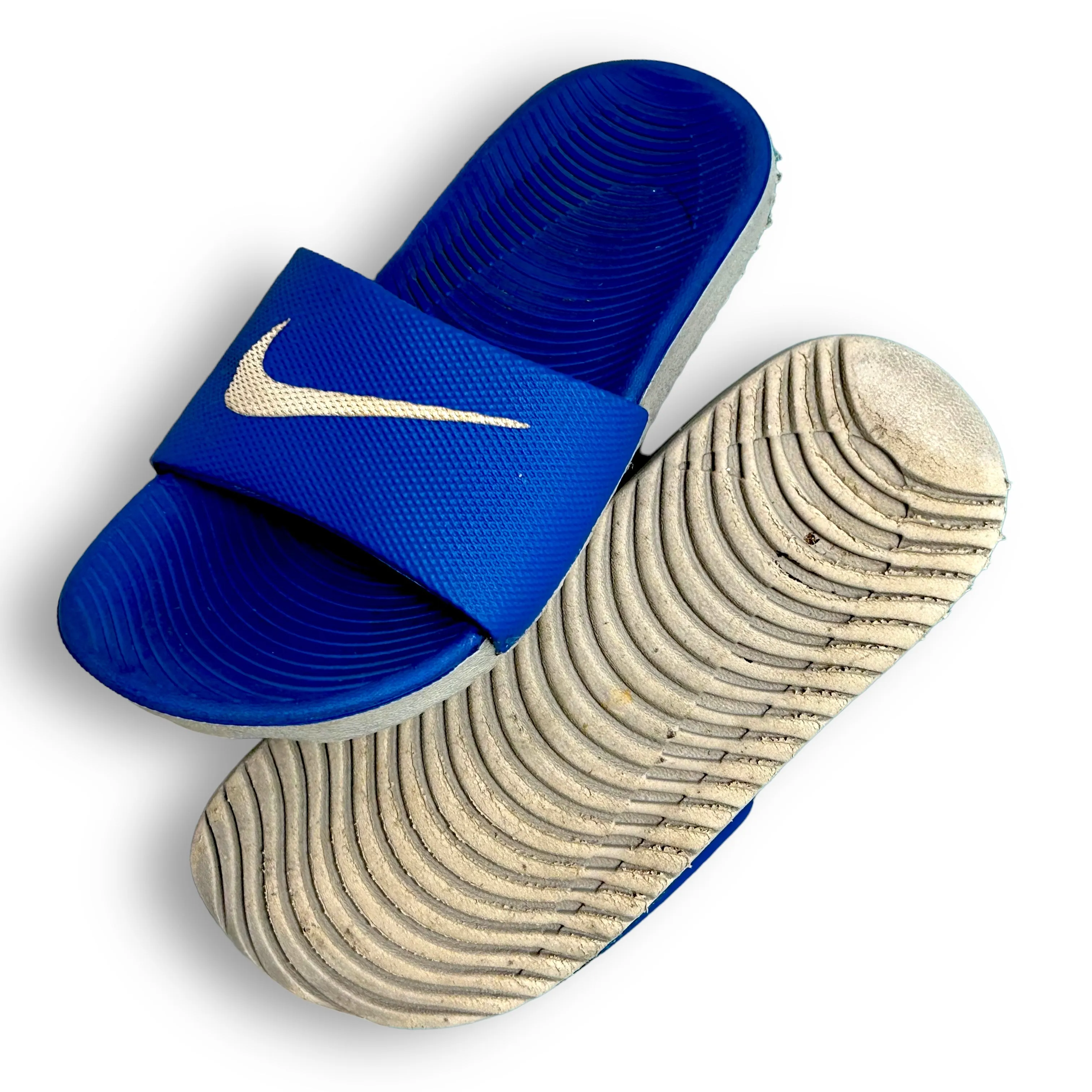Nike Big Boy Size 13 Royal Blue Slides