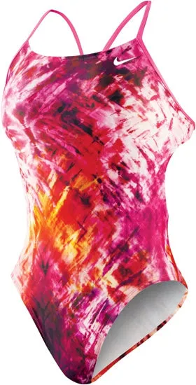 NIKE SWIM Fractured Tie Dye Female Cut-Out Tank (30 Only)