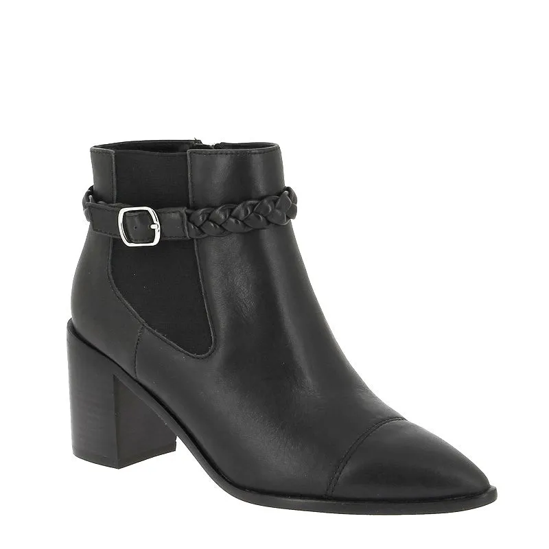 Nude Margo Black Ankle Boots