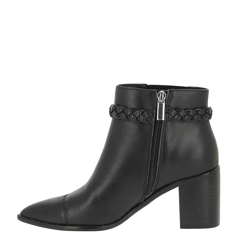 Nude Margo Black Ankle Boots