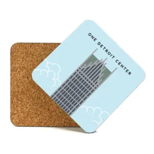 One Detroit Center Coaster