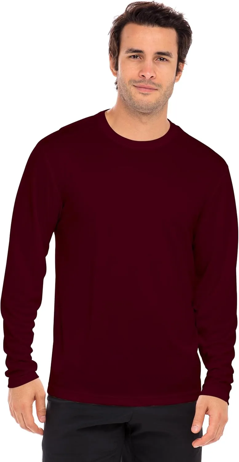 Opna Men's Long Sleeve Moisture Wicking Athletic Shirts