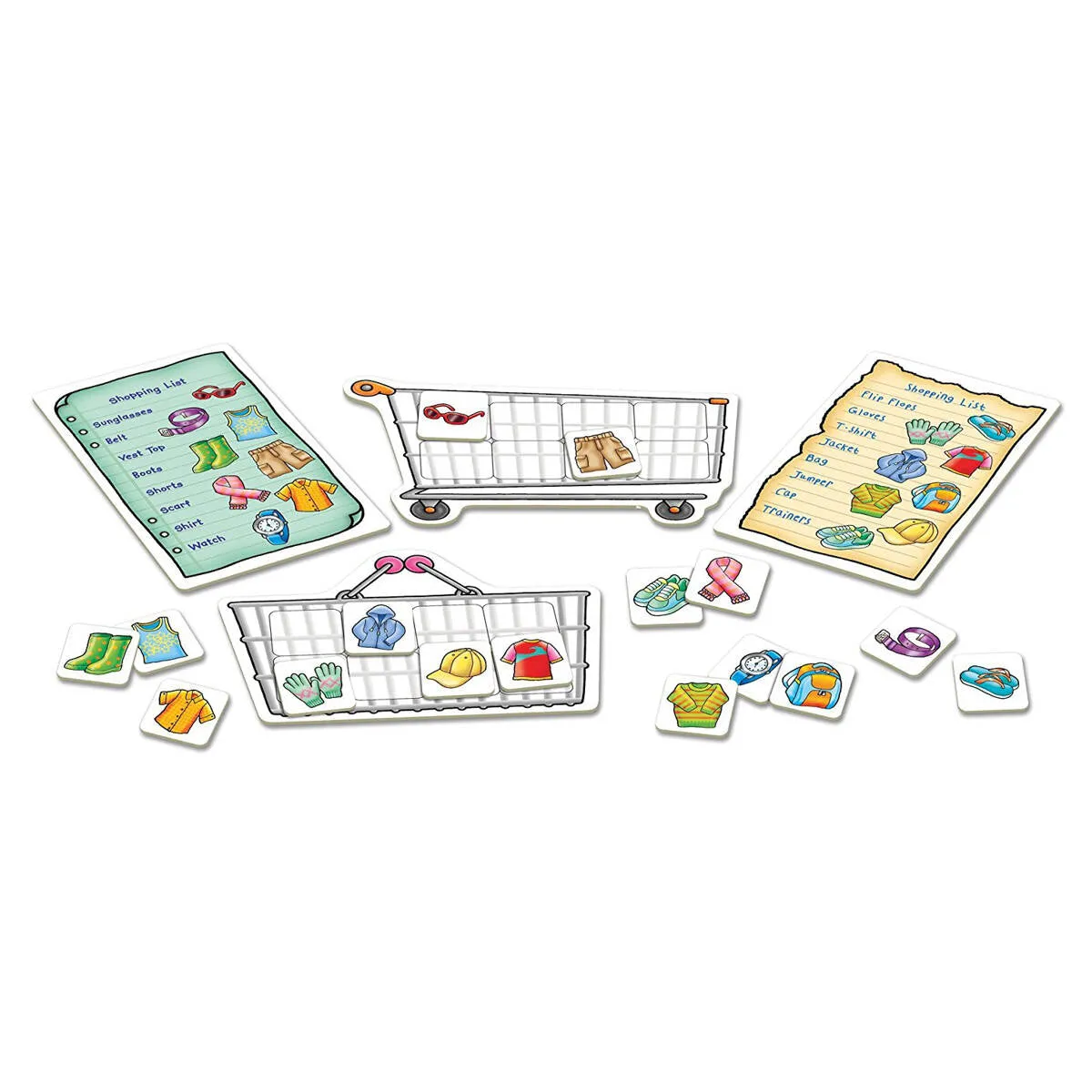 Orchard Toys Shopping List Extras Clothes Game
