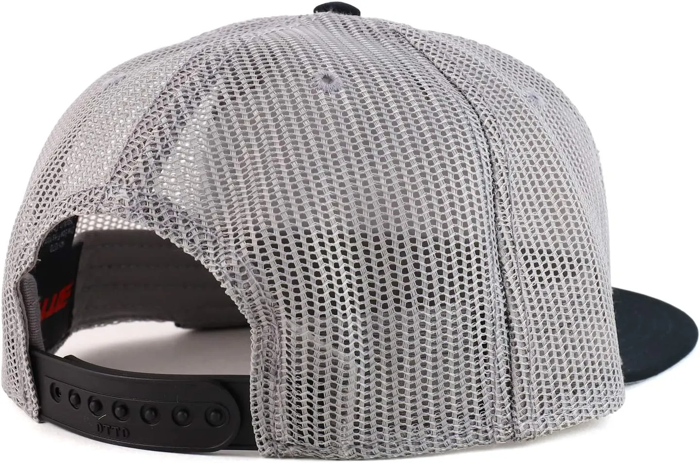 Oversize XXL Blank Flatbill Mesh Snapback Cap